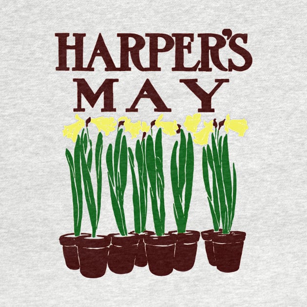 Harper's 1899 Edward Penfield Daffodils by Pixelchicken